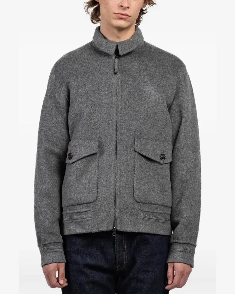 Hartford Doug zip pocket jacket - Grau Grau