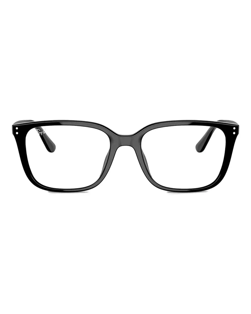 Ray Ban Brille mit eckigem Gestell - Schwarz Schwarz