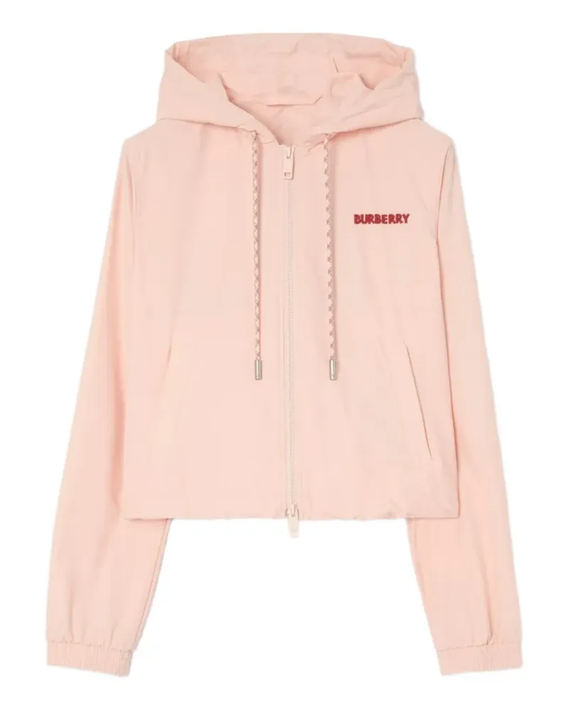 Burberry Heart Knight Kapuzenjacke aus Nylon - Rosa Rosa