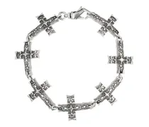 Notre-Dame Armband mit Kreuz - Silber