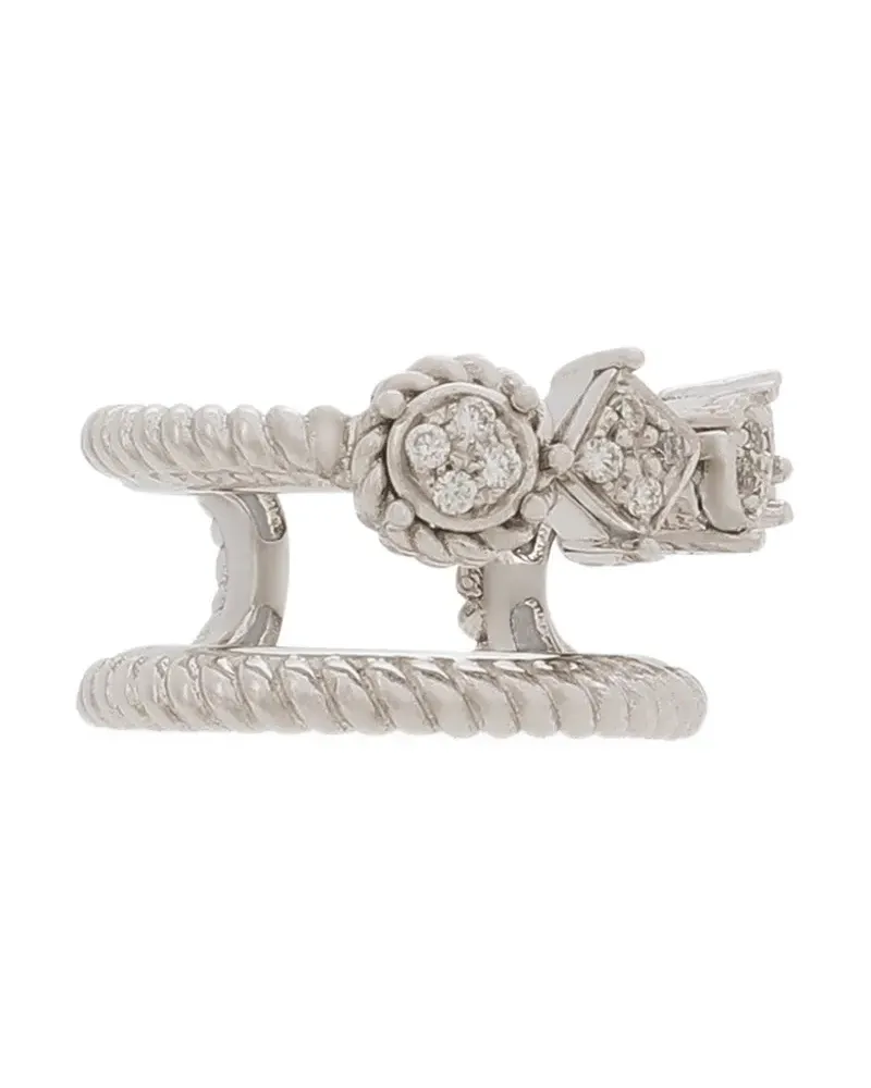 Dolce & Gabbana 18kt Ear Cuff aus Weißgold mit Diamanten Weiß