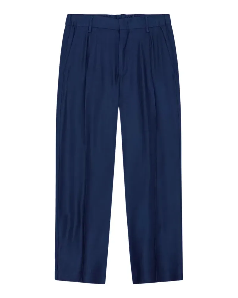 NN 07 Kay pleated trousers - Blau Blau