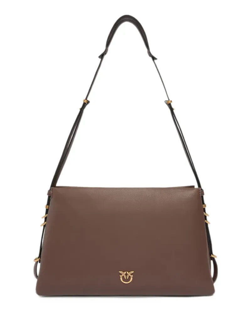 Pinko Schultertasche aus Leder - Braun Braun