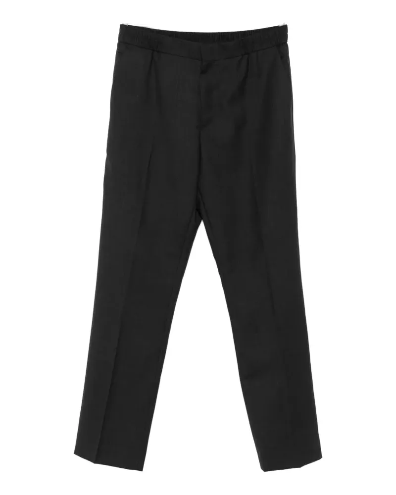 Paul Smith elasticated-waist wool trousers - Grau Grau