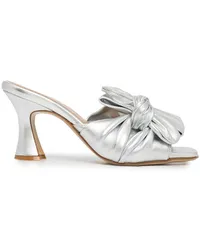 MADISON.MAISON Mules mit Schleife Silber