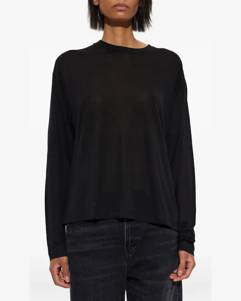 AGOLDE Sasha Langarmshirt - Schwarz Schwarz