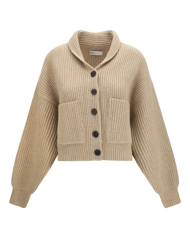 Tory Burch Cardigan im Cropped-Design - Nude Nude