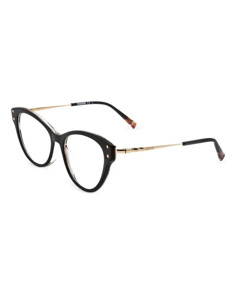 Missoni Klassische Cat-Eye-Brille - Schwarz Schwarz