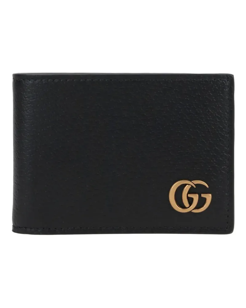 Gucci Portemonnaie mit Logo-Schild - Schwarz Schwarz