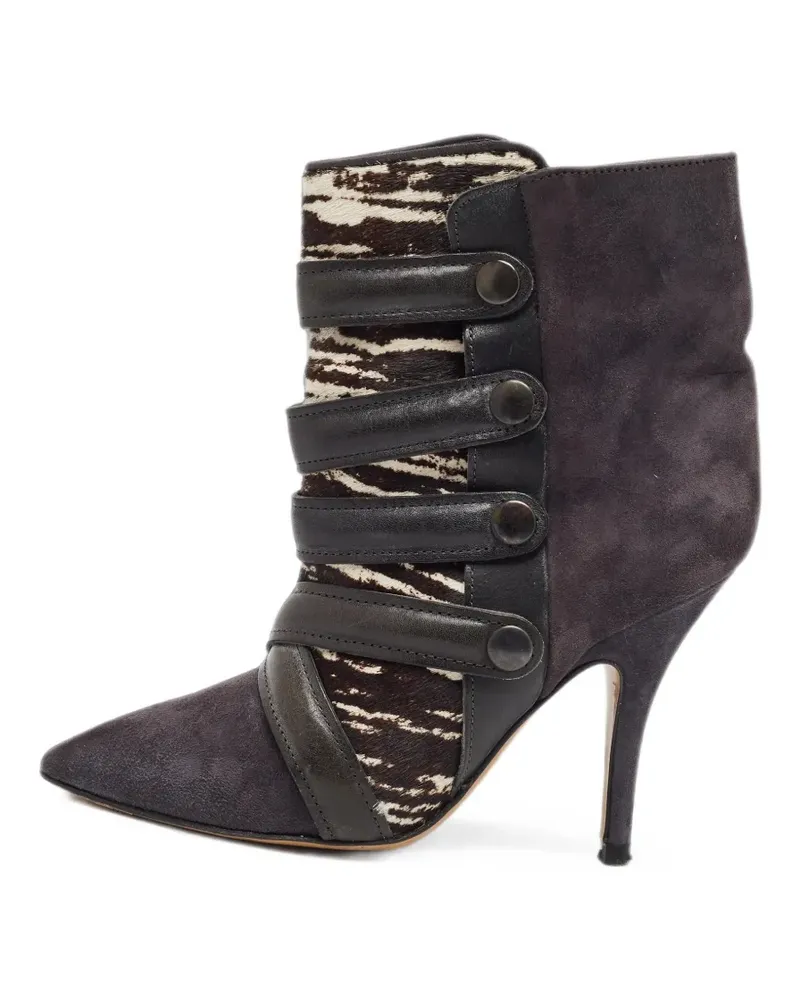 Isabel Marant Stiefeletten aus Wildleder - Grau Grau