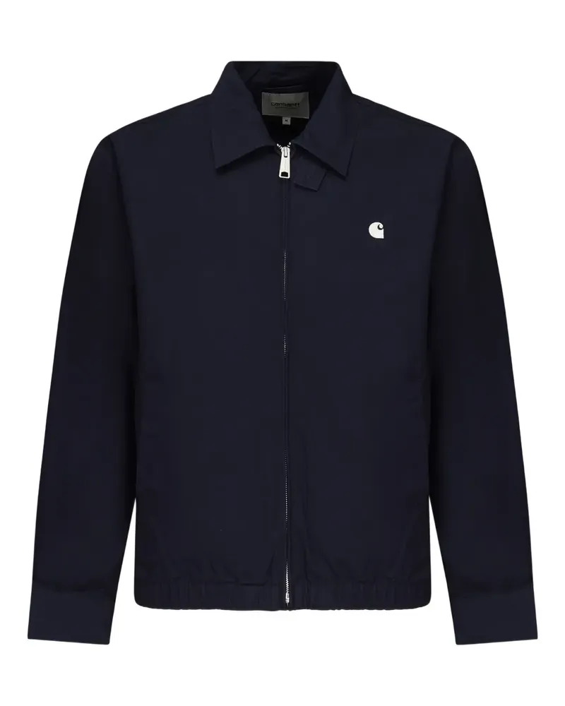 Carhartt WIP Bomberjacke mit Reißverschluss - Blau Blau