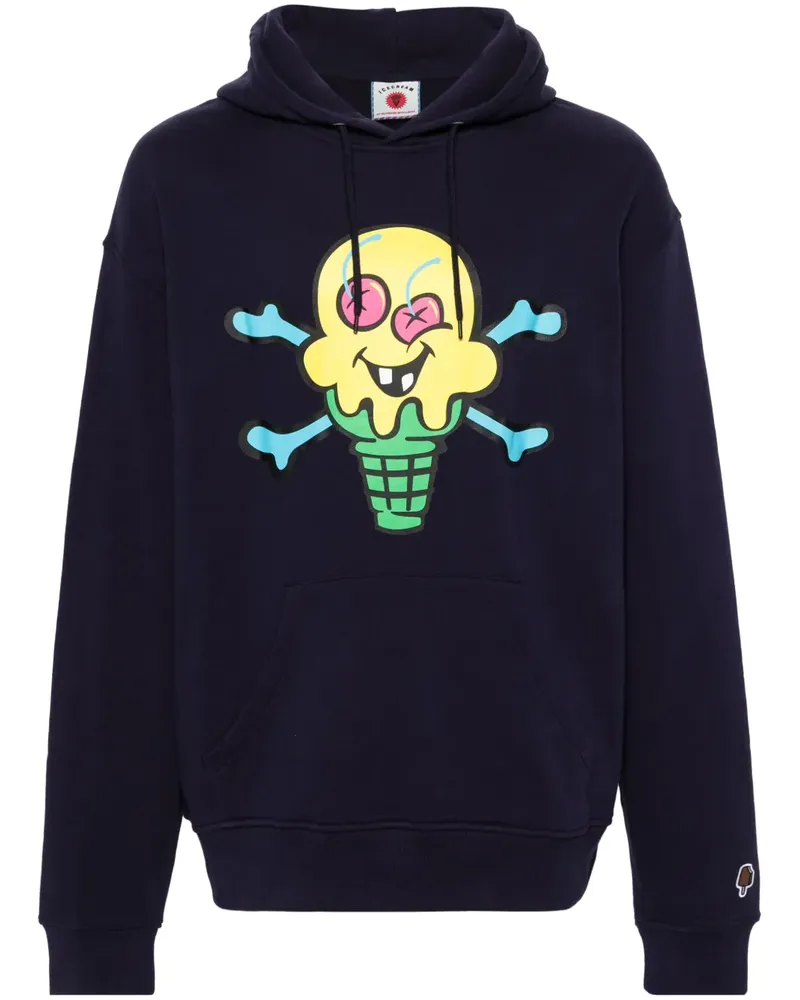 ICECREAM Cones and Bones Hoodie - Blau Blau