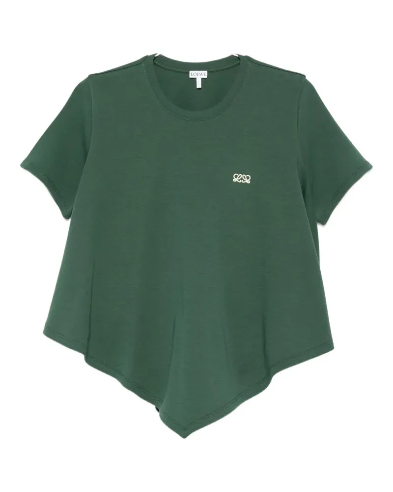 Loewe asymmetric T-shirt - Grün Grün