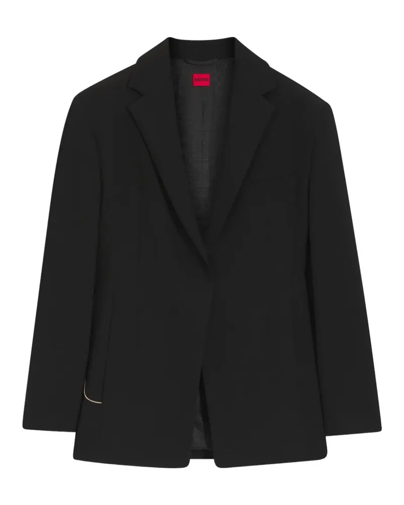 HUGO BOSS Sakko mit fallendem Revers - Schwarz Schwarz