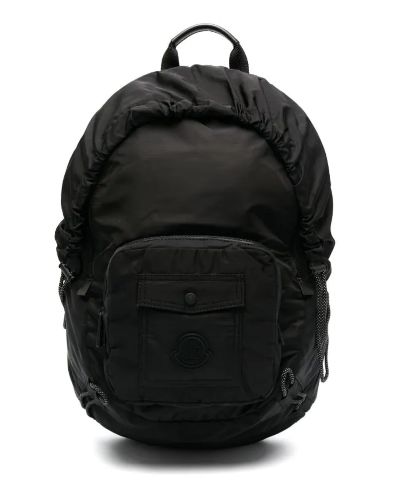 Moncler Makaio Rucksack mit Kordelzug - Schwarz Schwarz