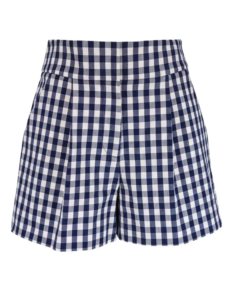 Veronica Beard Shorts mit Vichy-Karomuster - Blau Blau