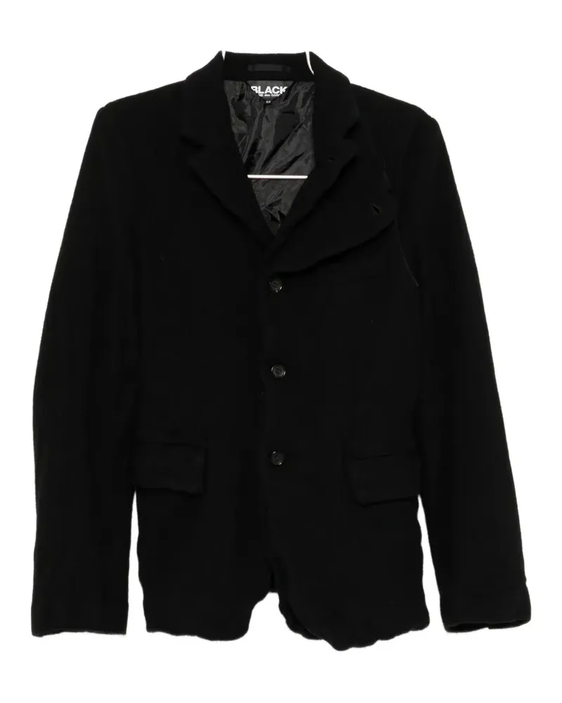 Comme des Garçons layered button-fastening blazer - Schwarz Schwarz