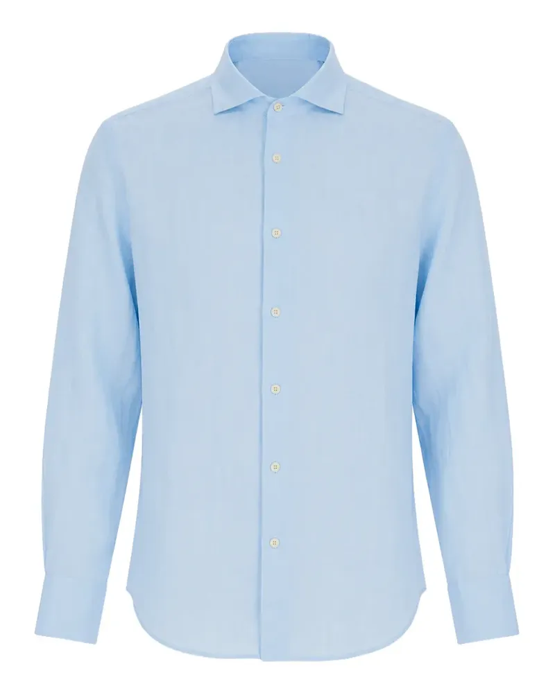MC2 Saint Barth Hemd aus Leinen - Blau Blau