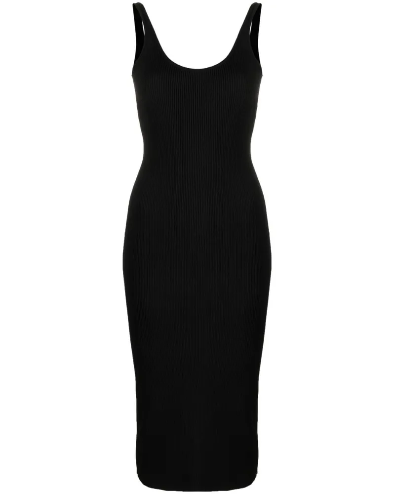 GCDS Gestricktes Kleid - Schwarz Schwarz