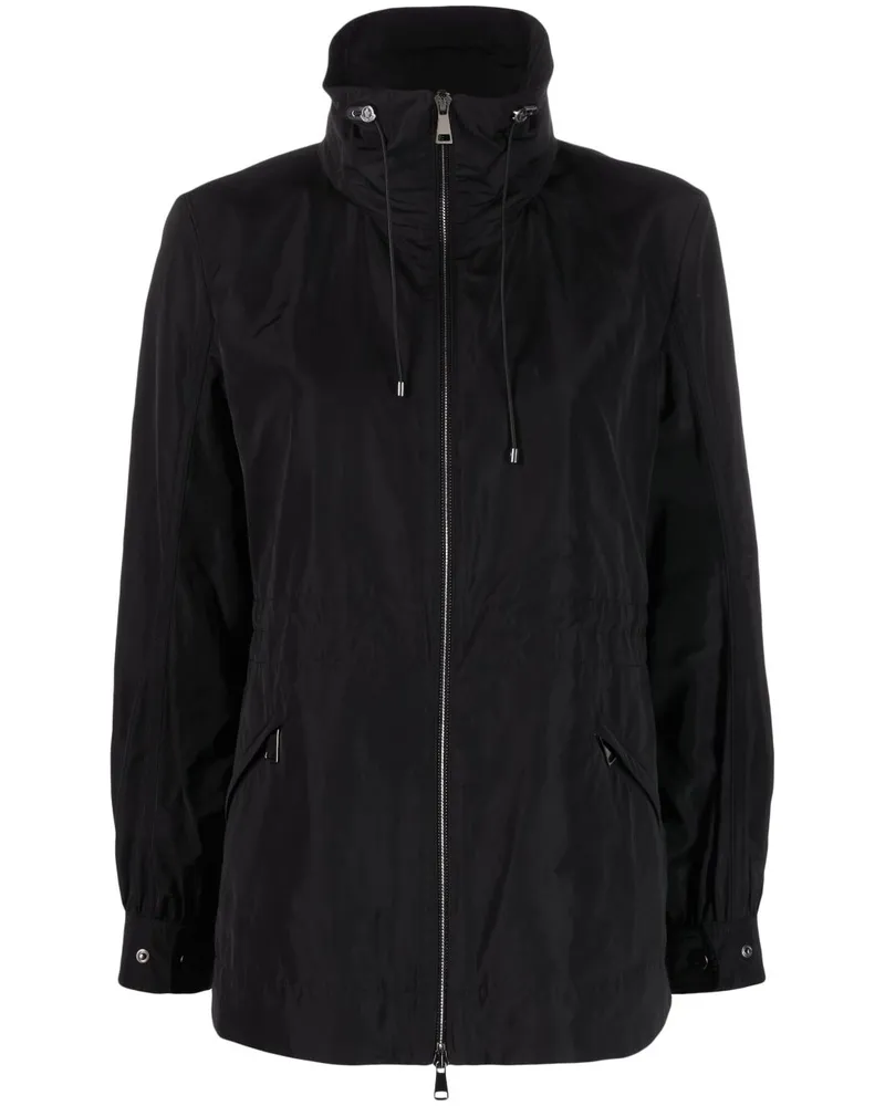 Moncler Enet Jacke mit Kordelzug - Schwarz Schwarz