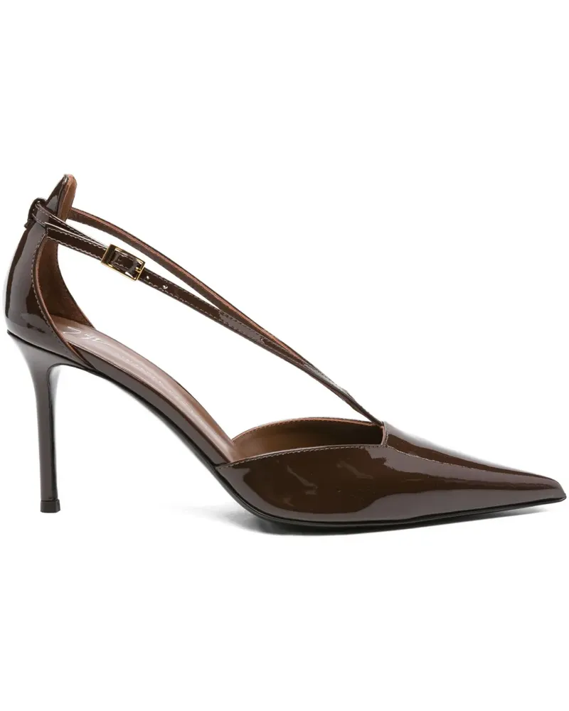 Giuseppe Zanotti Pumps mit Knöchelriemen 80mm - Braun Braun