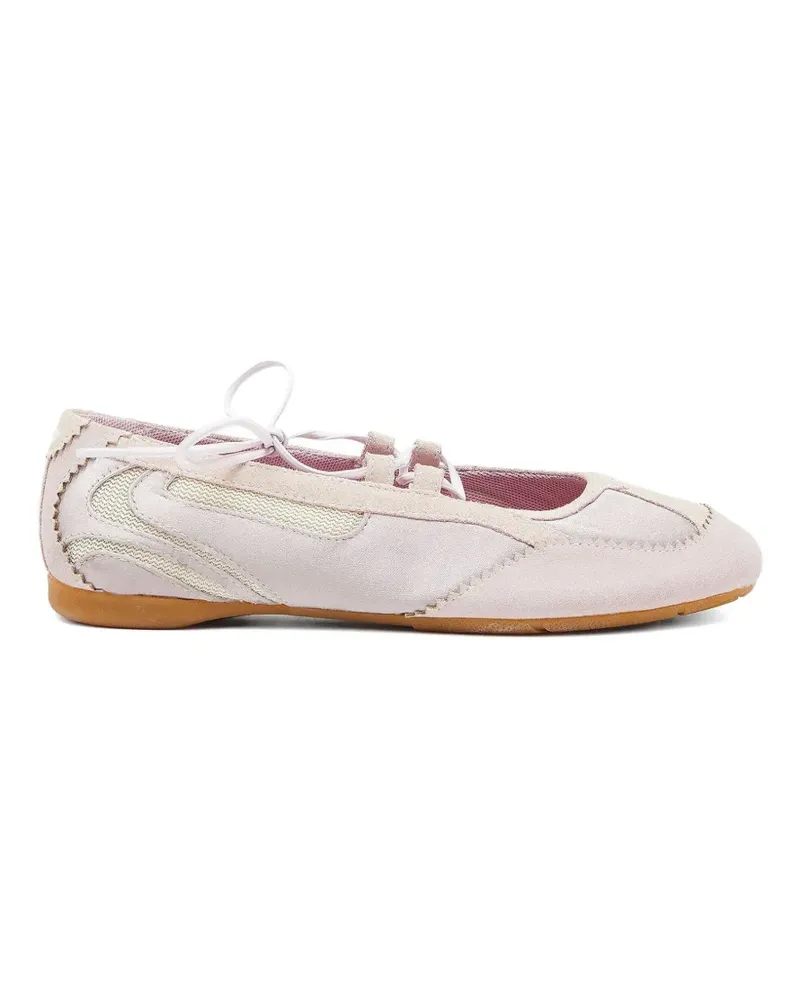 Diesel D-Mile lace-up ballet flats - Rosa Rosa