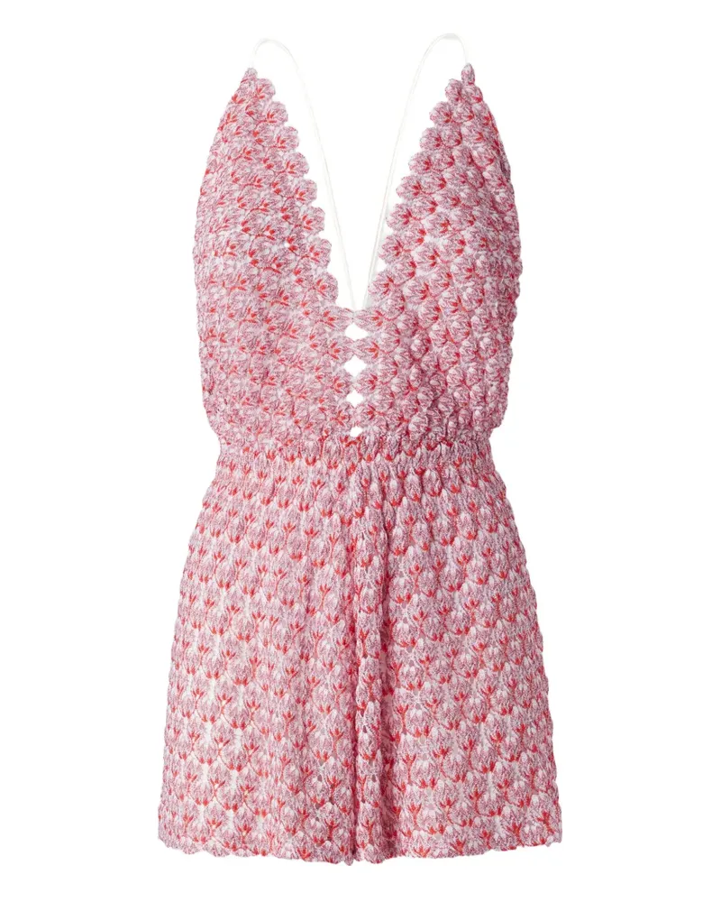 Missoni Playsuit aus Spitze - Rot Rot