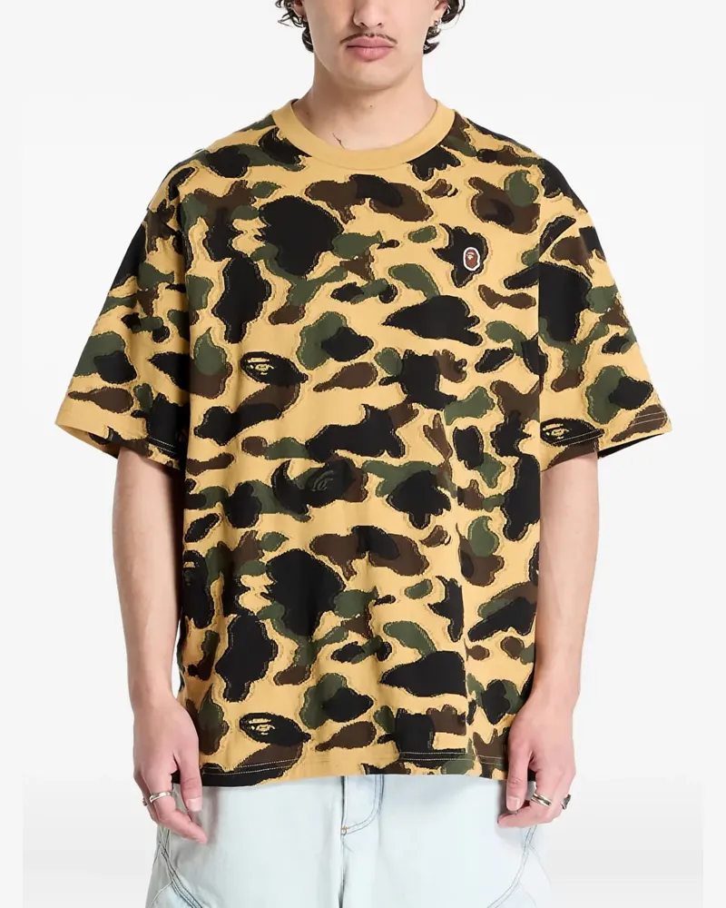 BAPE 1st Camo One Point T-shirt - Gelb Gelb