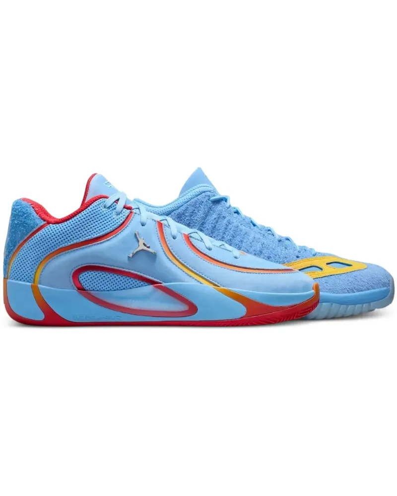 Jordan Tatum 4 & 11 Retro Low IE Jayson Tatum World Tour Pack Sneakers - Blau Blau