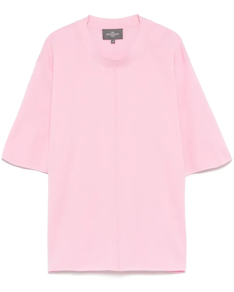 Eric Bompard Klassisches T-Shirt - Rosa Rosa