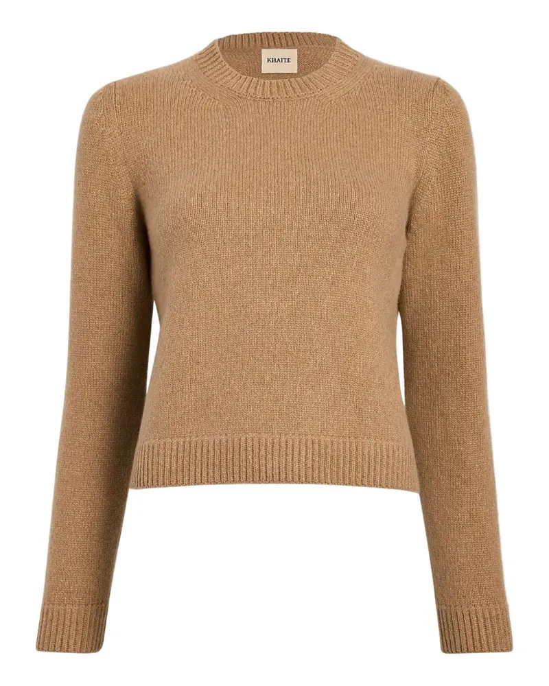 KHAITE Leta round-neck sweater - Nude Nude