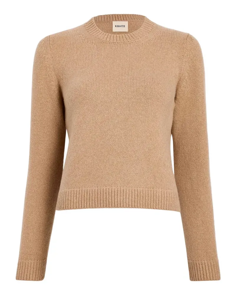 KHAITE Leta round-neck sweater - Nude Nude