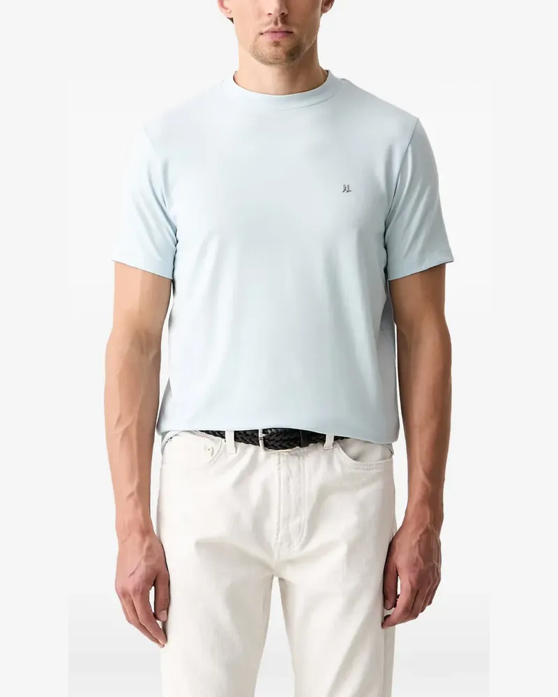 Karl Lagerfeld logo-plaque T-shirt - Blau Blau