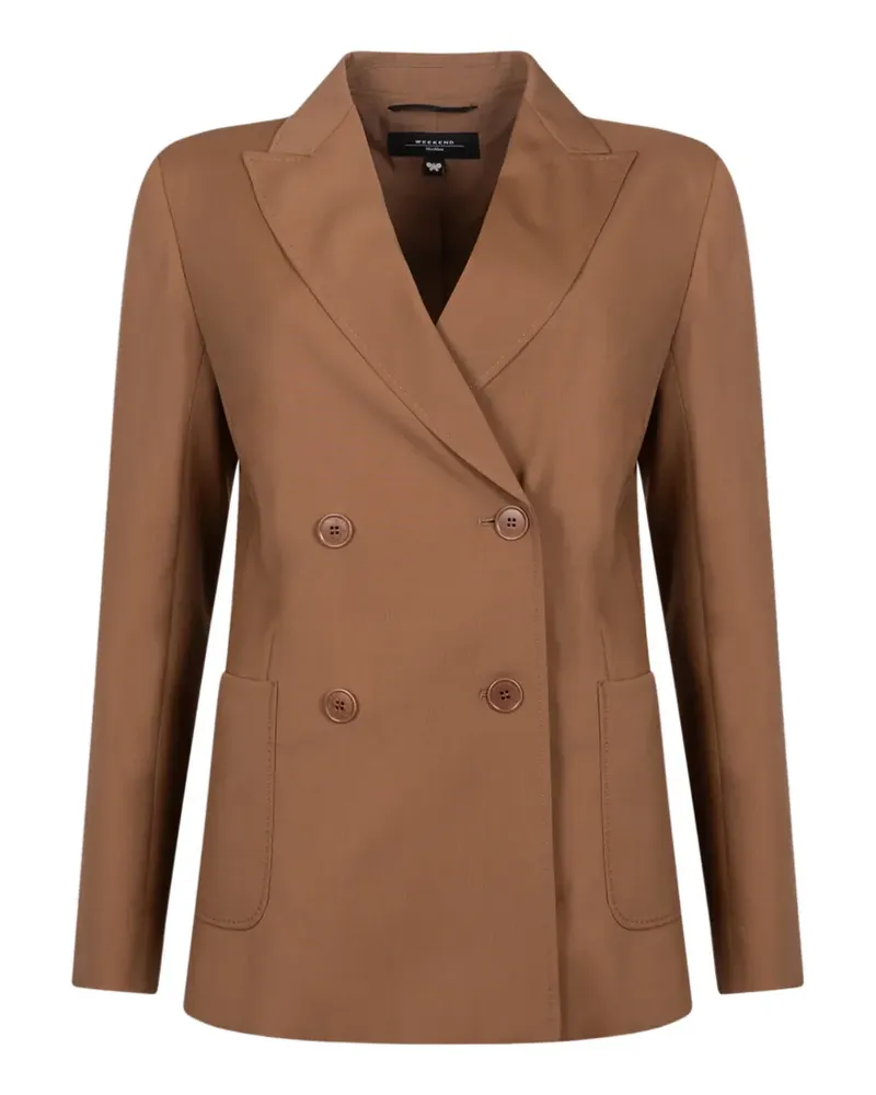 Max Mara double-breasted peak-lapel blazer - Braun Braun