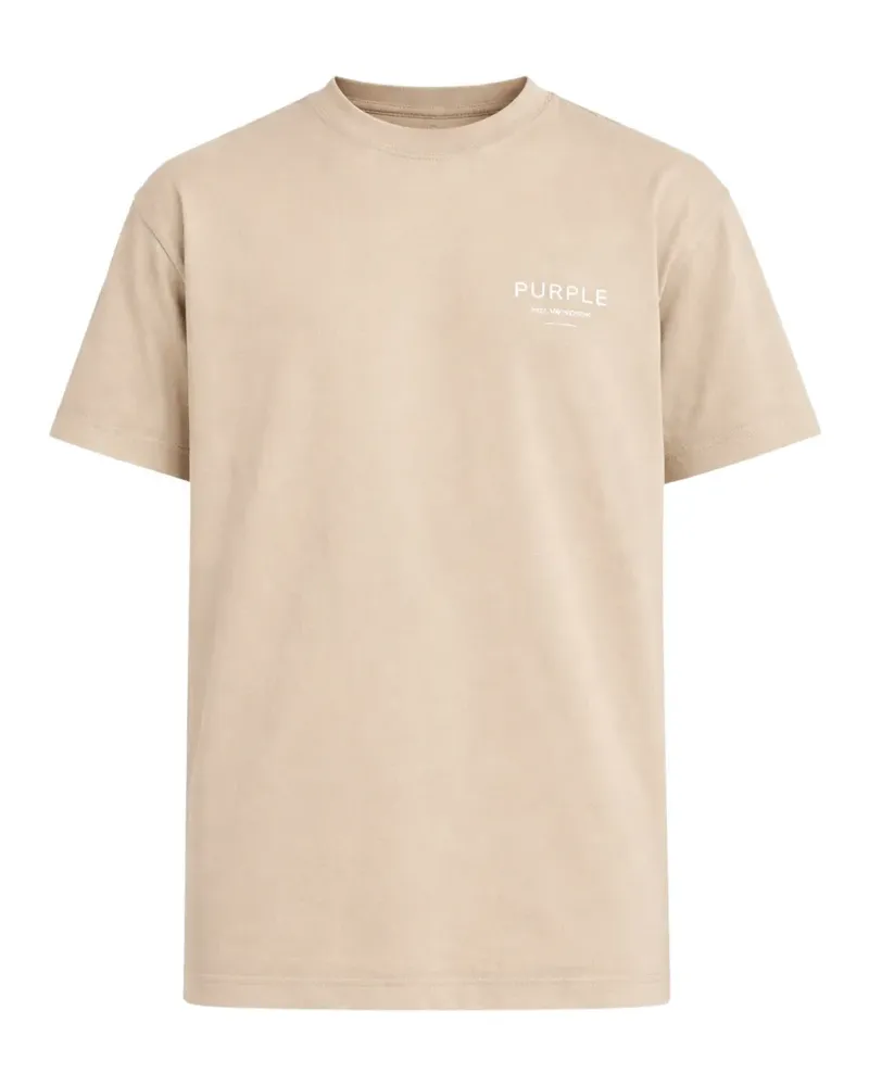 PURPLE BRAND T-Shirt mit Print - Nude Nude