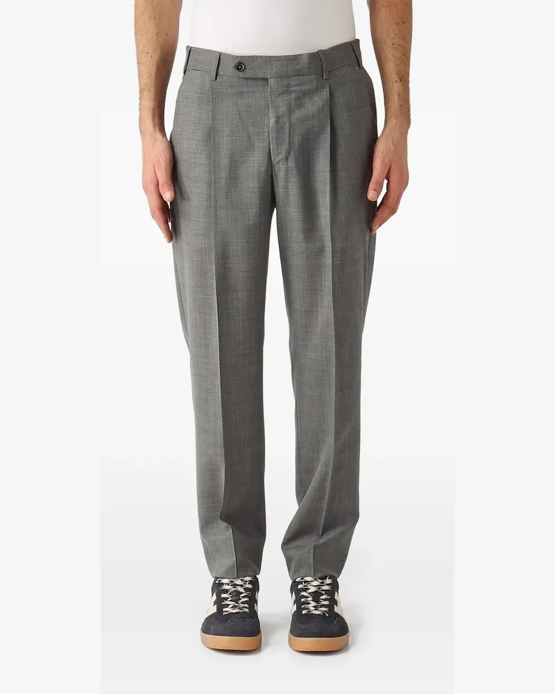 PT TORINO Union pleated trousers - Grau Grau