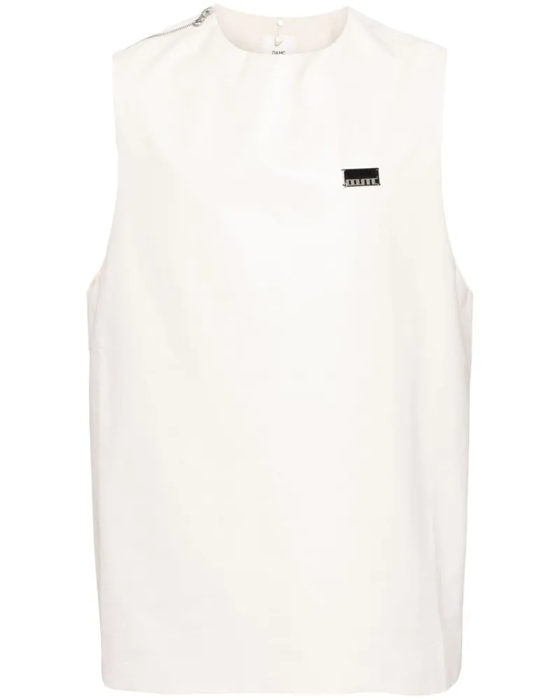OAMC Tanktop mit Reißverschluss - Nude Nude