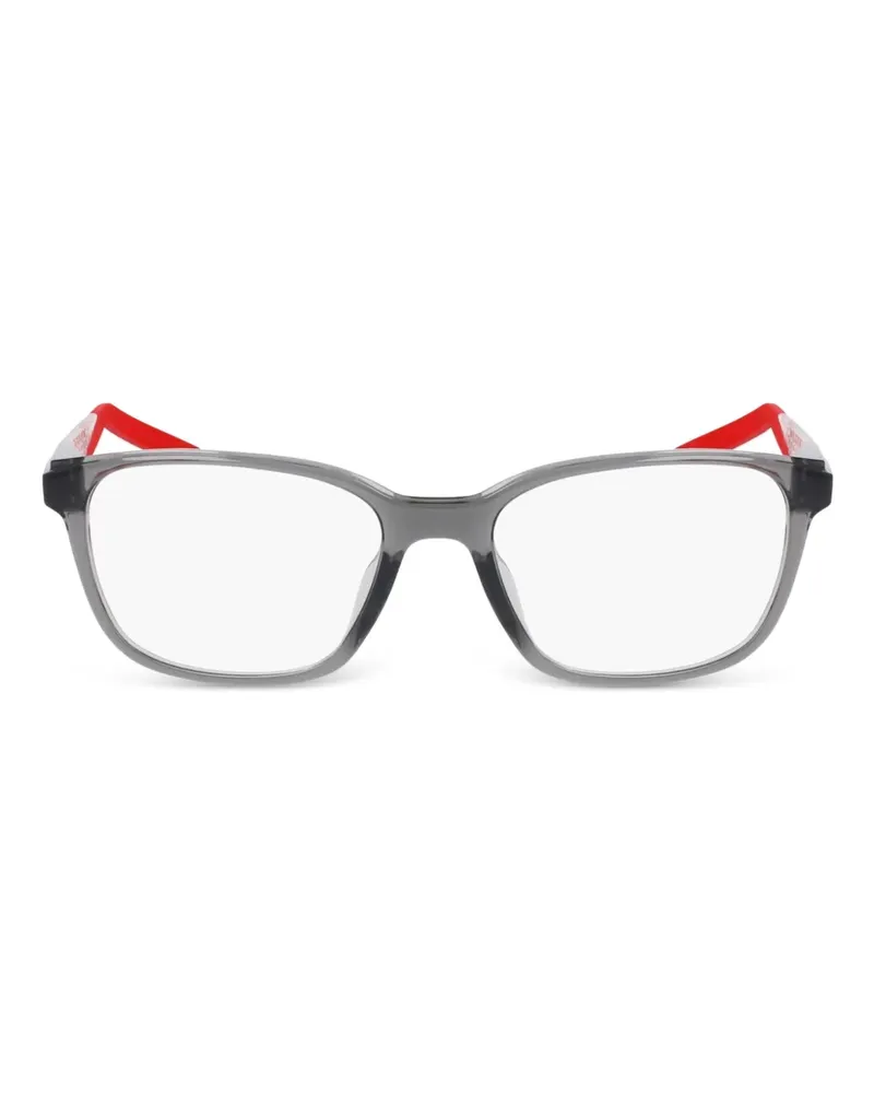 Nike Brille mit eckigem Gestell - Grau Grau