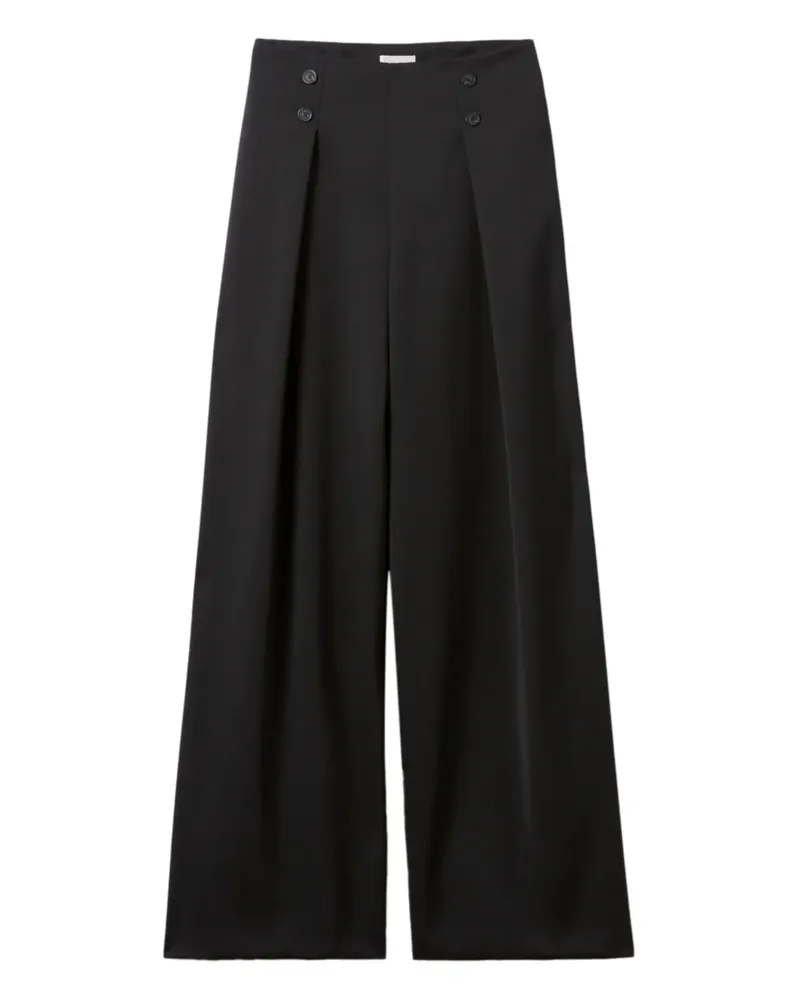 Claudie Pierlot Hose mit Knöpfen - Schwarz Schwarz