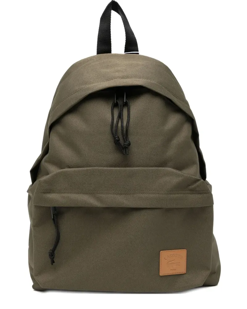 Lacoste Rucksack mit Logo-Patch - Grün Grün