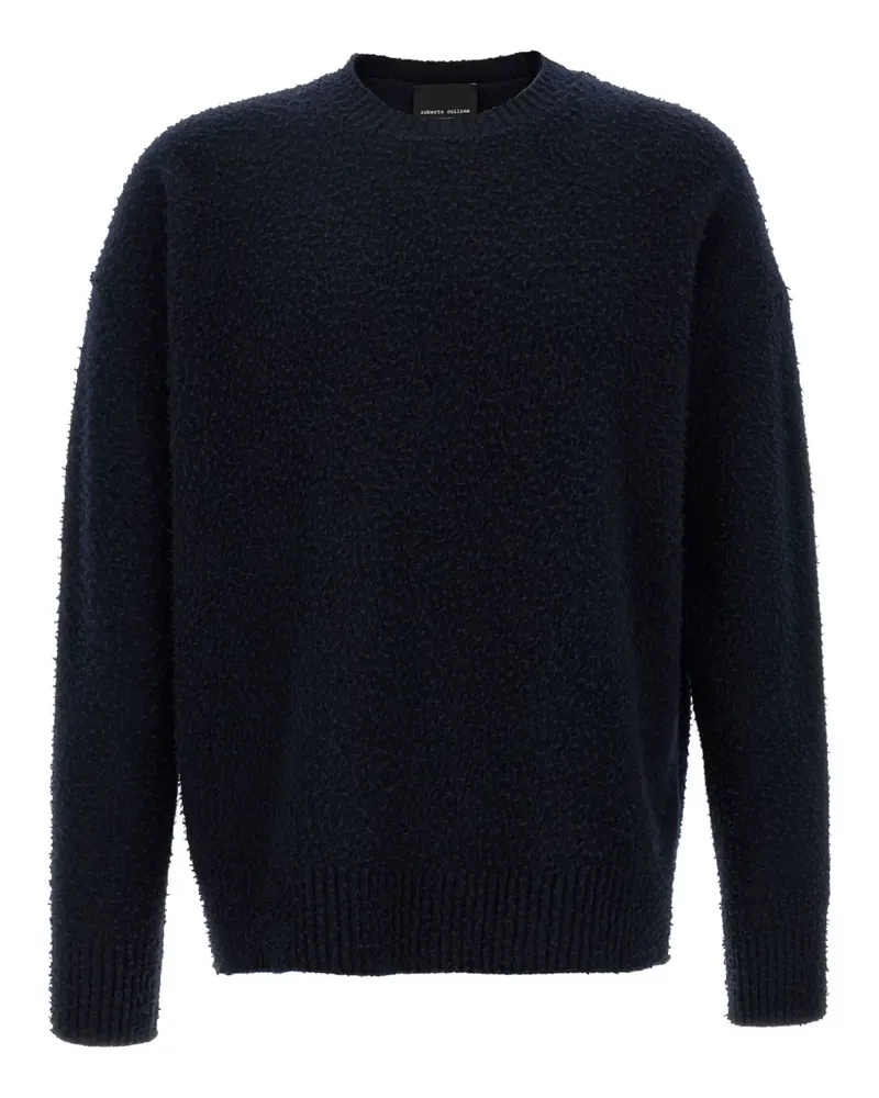 Roberto Collina Casentino Pullover mit rundem Ausschnitt - Schwarz Schwarz