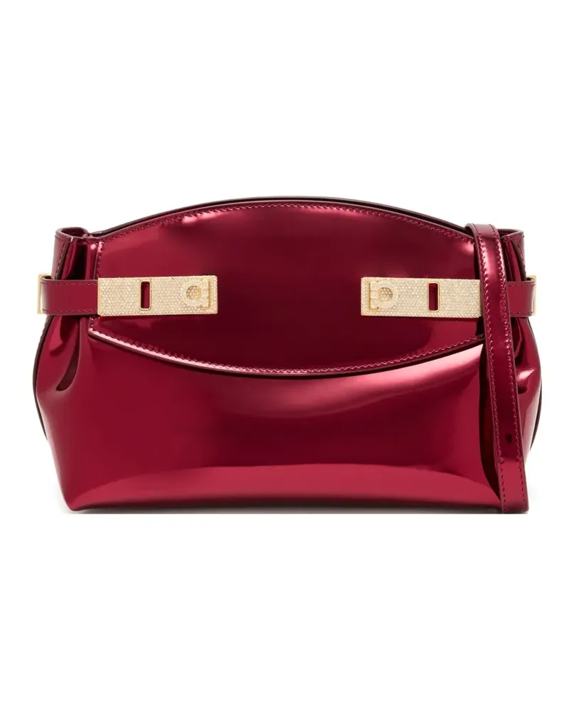Ferragamo Clutch mit Kristallen - Rot Rot