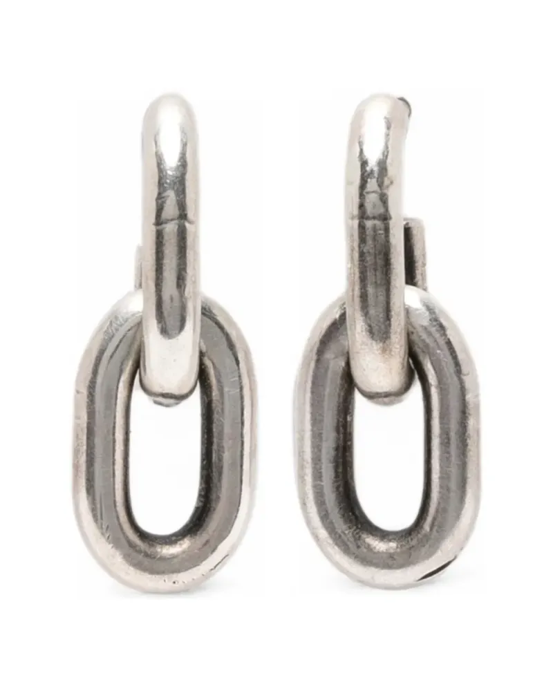 WERKSTATT:MÜNCHEN anchor-chain earrings - Silber Silber