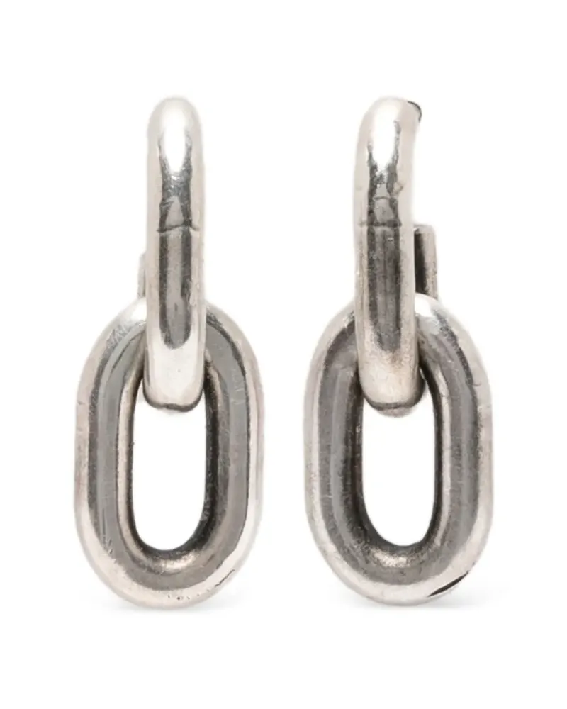 WERKSTATT:MÜNCHEN anchor-chain earrings - Silber Silber
