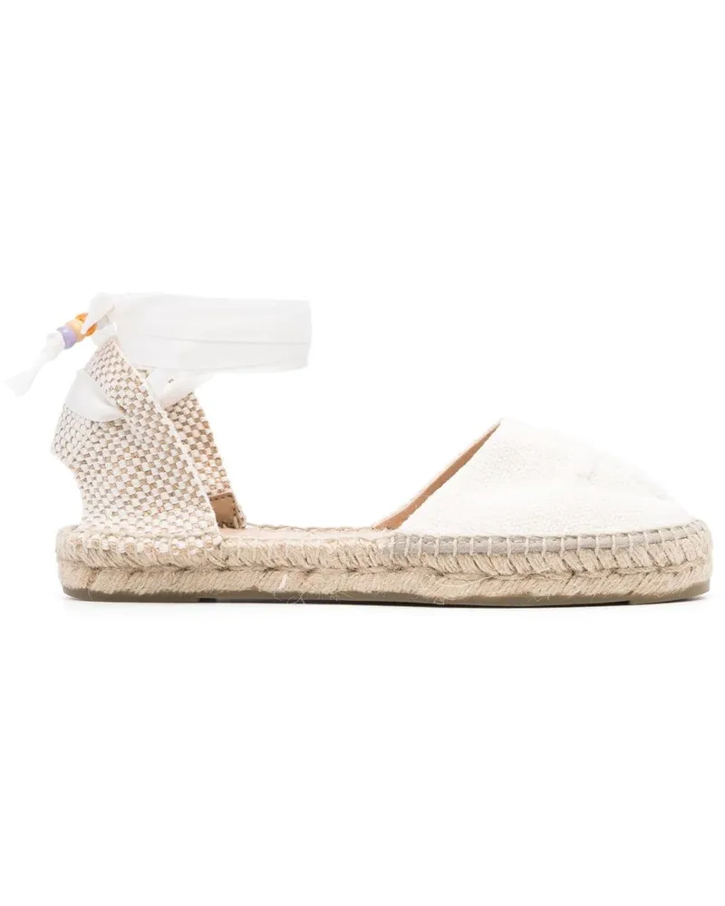 forte_forte Espadrilles mit flacher Sohle - Nude Nude