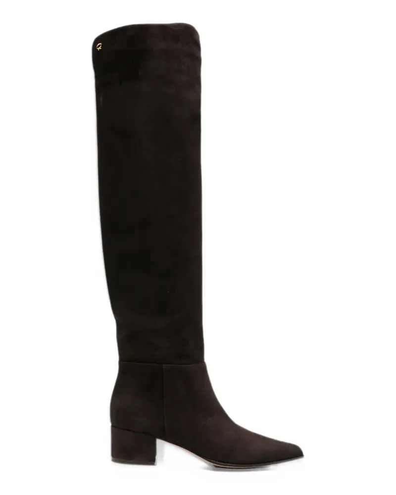 Gianvito Rossi Piper over-the-knee boots - Braun Braun