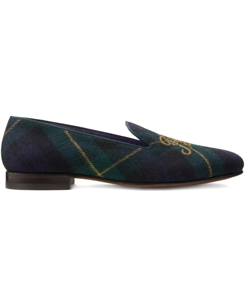 Ralph Lauren Loafer mit Schottenkaro - Blau Blau