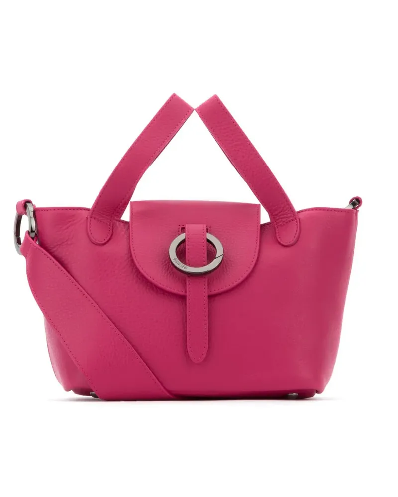 Meli Melo Handtasche aus Leder - Rosa Rosa