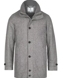 Norwegian Wool City Parka Grau