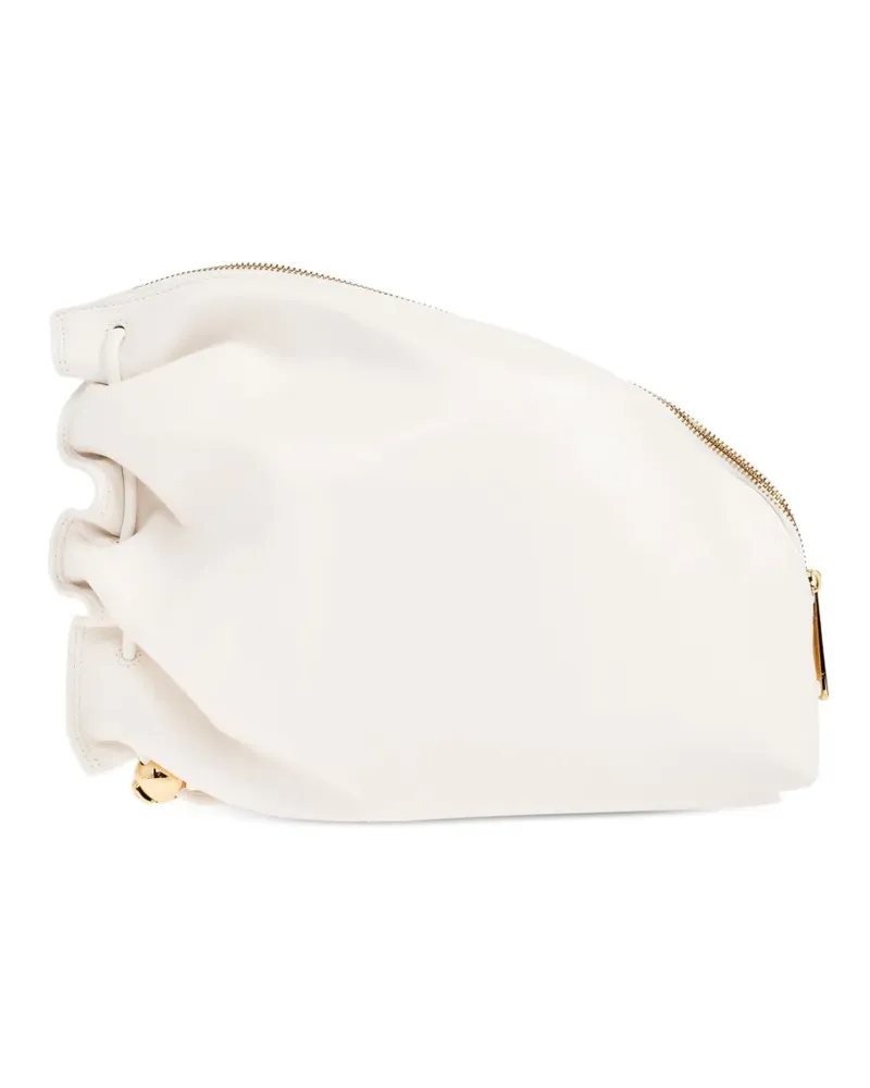 Furla Clutch mit Kordelzug - Weiß Weiß